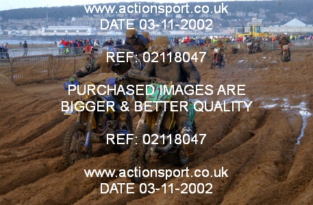 Photo: 02118047 ActionSport Photography 26/10/2002 Weston Beach Race  _2_Solos #481