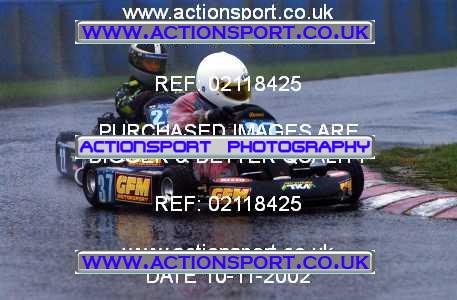 Photo: 02118425 ActionSport Photography 10/11/2002 Clay Pigeon Kart Club  _3_JuniorTKM #37