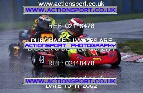 Photo: 02118478 ActionSport Photography 10/11/2002 Clay Pigeon Kart Club  _4_ComerCadet #43