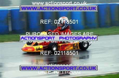 Photo: 02118501 ActionSport Photography 10/11/2002 Clay Pigeon Kart Club  _4_ComerCadet #64