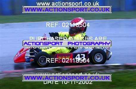 Photo: 02118504 ActionSport Photography 10/11/2002 Clay Pigeon Kart Club  _4_ComerCadet #43