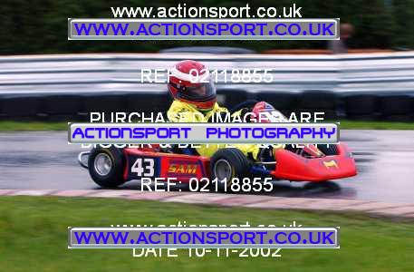 Photo: 02118855 ActionSport Photography 10/11/2002 Clay Pigeon Kart Club  _4_ComerCadet #43