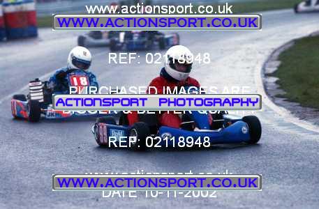Photo: 02118948 ActionSport Photography 10/11/2002 Clay Pigeon Kart Club  _7_JuniorRotax #99