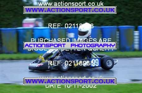 Photo: 02118988 ActionSport Photography 10/11/2002 Clay Pigeon Kart Club  _1_SeniorRotax #99