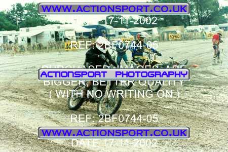 Photo: 2BF0744-05 ActionSport Photography 17/11/2002 ACU Y Bike Motocross - Matchams Park _3_OpenAdult #9990