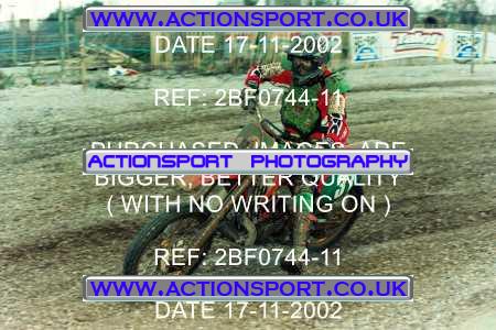 Photo: 2BF0744-11 ActionSport Photography 17/11/2002 ACU Y Bike Motocross - Matchams Park _3_OpenAdult #31