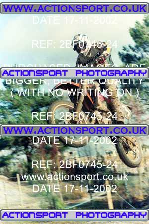 Photo: 2BF0745-24 ActionSport Photography 17/11/2002 ACU Y Bike Motocross - Matchams Park _3_OpenAdult #3