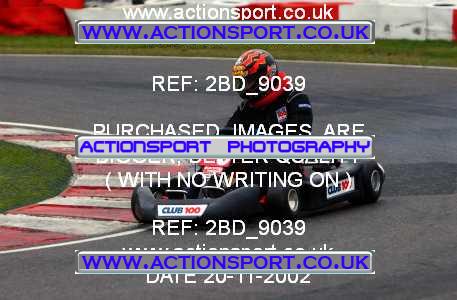 Photo: 2BD_9039 ActionSport Photography 20/11/2002 British Universities Kart Championship - Buckmore Park _1_AllDrivers #6