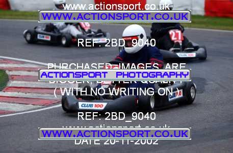 Photo: 2BD_9040 ActionSport Photography 20/11/2002 British Universities Kart Championship - Buckmore Park _1_AllDrivers #13