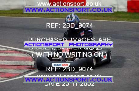 Photo: 2BD_9074 ActionSport Photography 20/11/2002 British Universities Kart Championship - Buckmore Park _1_AllDrivers #11