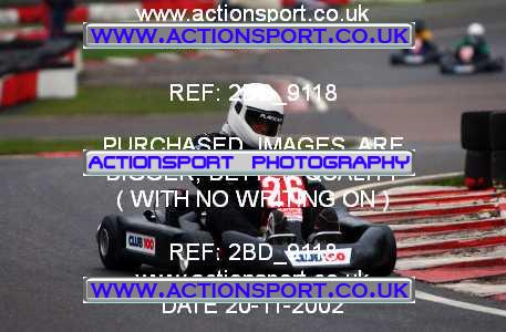 Photo: 2BD_9118 ActionSport Photography 20/11/2002 British Universities Kart Championship - Buckmore Park _1_AllDrivers #26