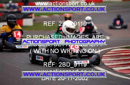 Photo: 2BD_9119 ActionSport Photography 20/11/2002 British Universities Kart Championship - Buckmore Park _1_AllDrivers #29