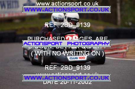 Photo: 2BD_9139 ActionSport Photography 20/11/2002 British Universities Kart Championship - Buckmore Park _1_AllDrivers #26