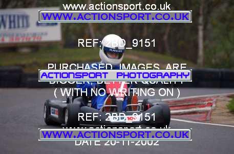 Photo: 2BD_9151 ActionSport Photography 20/11/2002 British Universities Kart Championship - Buckmore Park _1_AllDrivers #7