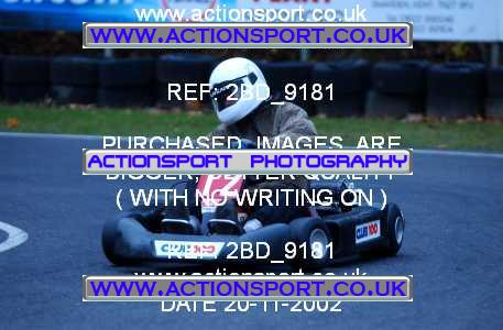 Photo: 2BD_9181 ActionSport Photography 20/11/2002 British Universities Kart Championship - Buckmore Park _1_AllDrivers #12