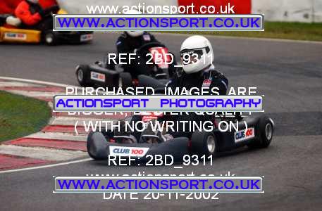 Photo: 2BD_9311 ActionSport Photography 20/11/2002 British Universities Kart Championship - Buckmore Park _1_AllDrivers #25