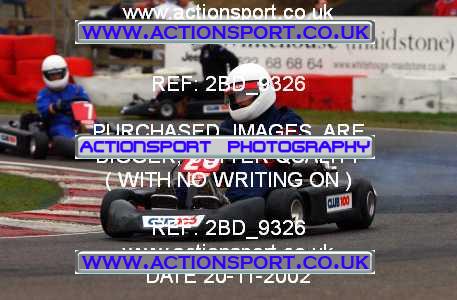 Photo: 2BD_9326 ActionSport Photography 20/11/2002 British Universities Kart Championship - Buckmore Park _1_AllDrivers #29