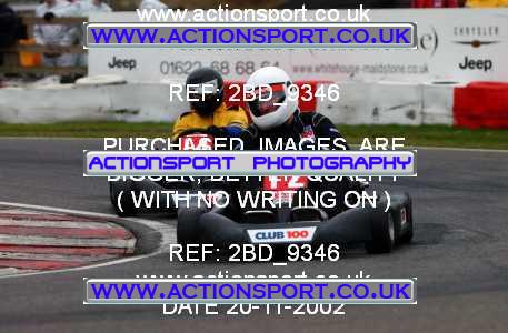 Photo: 2BD_9346 ActionSport Photography 20/11/2002 British Universities Kart Championship - Buckmore Park _1_AllDrivers #12