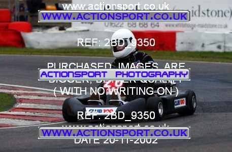 Photo: 2BD_9350 ActionSport Photography 20/11/2002 British Universities Kart Championship - Buckmore Park _1_AllDrivers #26