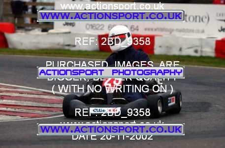 Photo: 2BD_9358 ActionSport Photography 20/11/2002 British Universities Kart Championship - Buckmore Park _1_AllDrivers #29