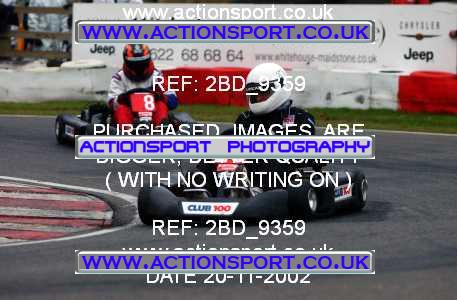 Photo: 2BD_9359 ActionSport Photography 20/11/2002 British Universities Kart Championship - Buckmore Park _1_AllDrivers #25
