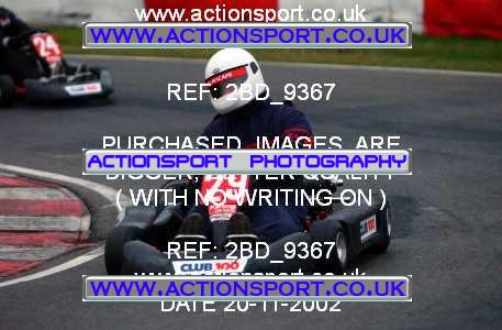Photo: 2BD_9367 ActionSport Photography 20/11/2002 British Universities Kart Championship - Buckmore Park _1_AllDrivers #29