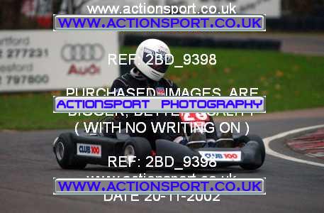 Photo: 2BD_9398 ActionSport Photography 20/11/2002 British Universities Kart Championship - Buckmore Park _1_AllDrivers #25