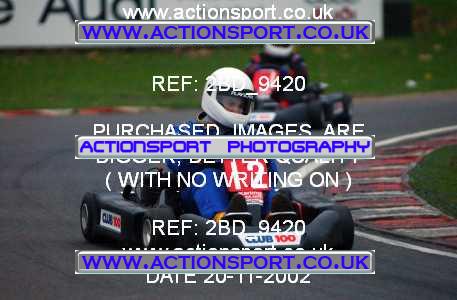 Photo: 2BD_9420 ActionSport Photography 20/11/2002 British Universities Kart Championship - Buckmore Park _1_AllDrivers #12