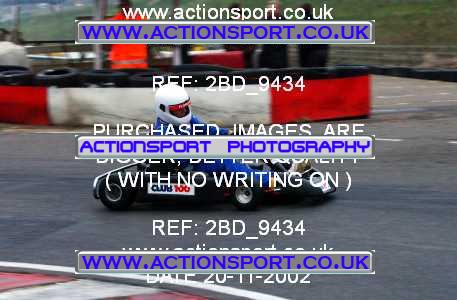 Photo: 2BD_9434 ActionSport Photography 20/11/2002 British Universities Kart Championship - Buckmore Park _1_AllDrivers #11