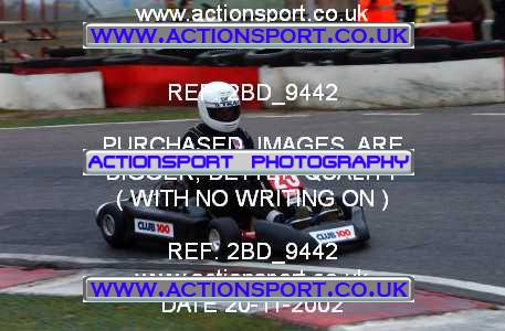 Photo: 2BD_9442 ActionSport Photography 20/11/2002 British Universities Kart Championship - Buckmore Park _1_AllDrivers #25