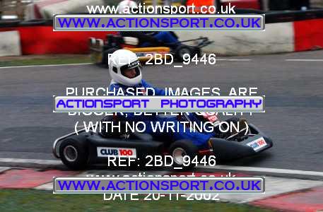 Photo: 2BD_9446 ActionSport Photography 20/11/2002 British Universities Kart Championship - Buckmore Park _1_AllDrivers #13