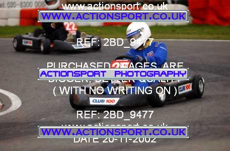 Photo: 2BD_9477 ActionSport Photography 20/11/2002 British Universities Kart Championship - Buckmore Park _1_AllDrivers #25