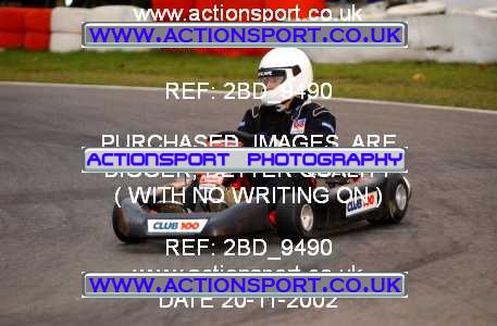 Photo: 2BD_9490 ActionSport Photography 20/11/2002 British Universities Kart Championship - Buckmore Park _1_AllDrivers #6