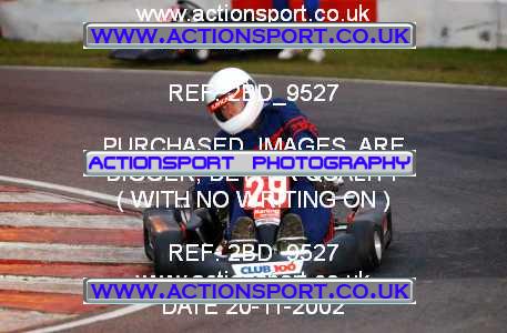 Photo: 2BD_9527 ActionSport Photography 20/11/2002 British Universities Kart Championship - Buckmore Park _1_AllDrivers #29