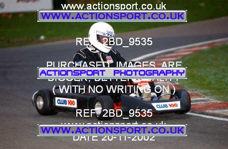 Photo: 2BD_9535 ActionSport Photography 20/11/2002 British Universities Kart Championship - Buckmore Park _1_AllDrivers #26