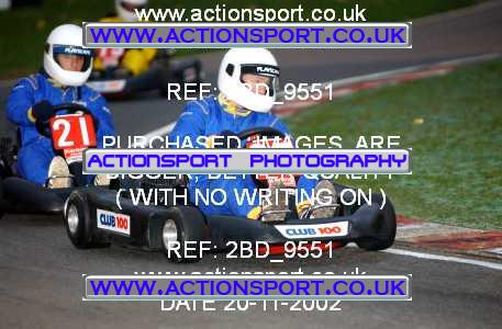 Photo: 2BD_9551 ActionSport Photography 20/11/2002 British Universities Kart Championship - Buckmore Park _1_AllDrivers #27
