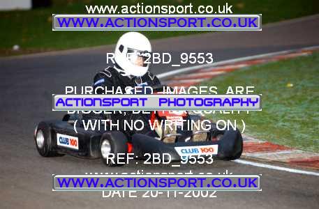 Photo: 2BD_9553 ActionSport Photography 20/11/2002 British Universities Kart Championship - Buckmore Park _1_AllDrivers #6