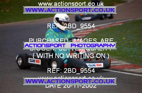 Photo: 2BD_9554 ActionSport Photography 20/11/2002 British Universities Kart Championship - Buckmore Park _1_AllDrivers #11
