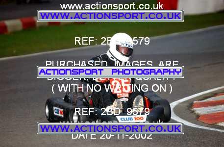 Photo: 2BD_9579 ActionSport Photography 20/11/2002 British Universities Kart Championship - Buckmore Park _1_AllDrivers #25