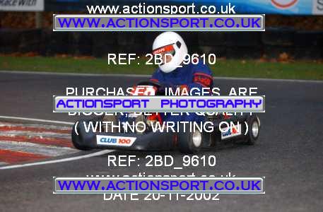 Photo: 2BD_9610 ActionSport Photography 20/11/2002 British Universities Kart Championship - Buckmore Park _1_AllDrivers #13