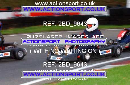 Photo: 2BD_9643 ActionSport Photography 20/11/2002 British Universities Kart Championship - Buckmore Park _1_AllDrivers #29
