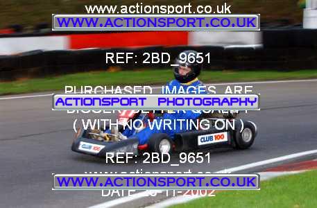 Photo: 2BD_9651 ActionSport Photography 20/11/2002 British Universities Kart Championship - Buckmore Park _1_AllDrivers #11