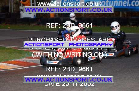 Photo: 2BD_9661 ActionSport Photography 20/11/2002 British Universities Kart Championship - Buckmore Park _1_AllDrivers #15