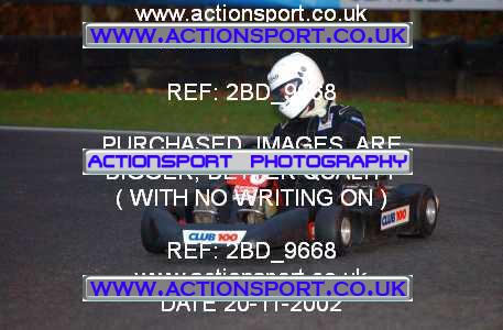 Photo: 2BD_9668 ActionSport Photography 20/11/2002 British Universities Kart Championship - Buckmore Park _1_AllDrivers #6