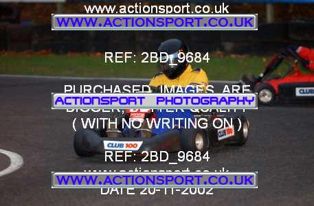 Photo: 2BD_9684 ActionSport Photography 20/11/2002 British Universities Kart Championship - Buckmore Park _1_AllDrivers #15