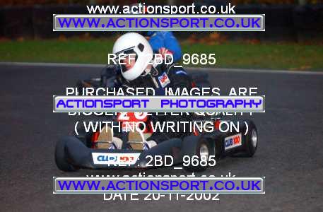 Photo: 2BD_9685 ActionSport Photography 20/11/2002 British Universities Kart Championship - Buckmore Park _1_AllDrivers #26