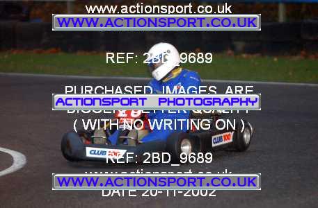 Photo: 2BD_9689 ActionSport Photography 20/11/2002 British Universities Kart Championship - Buckmore Park _1_AllDrivers #25
