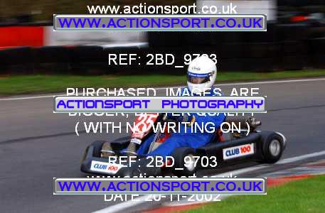 Photo: 2BD_9703 ActionSport Photography 20/11/2002 British Universities Kart Championship - Buckmore Park _1_AllDrivers #25