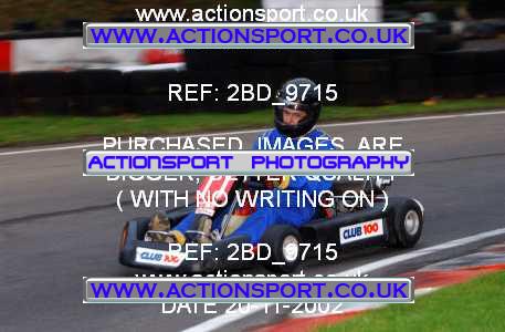 Photo: 2BD_9715 ActionSport Photography 20/11/2002 British Universities Kart Championship - Buckmore Park _1_AllDrivers #11