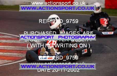 Photo: 2BD_9759 ActionSport Photography 20/11/2002 British Universities Kart Championship - Buckmore Park _1_AllDrivers #26